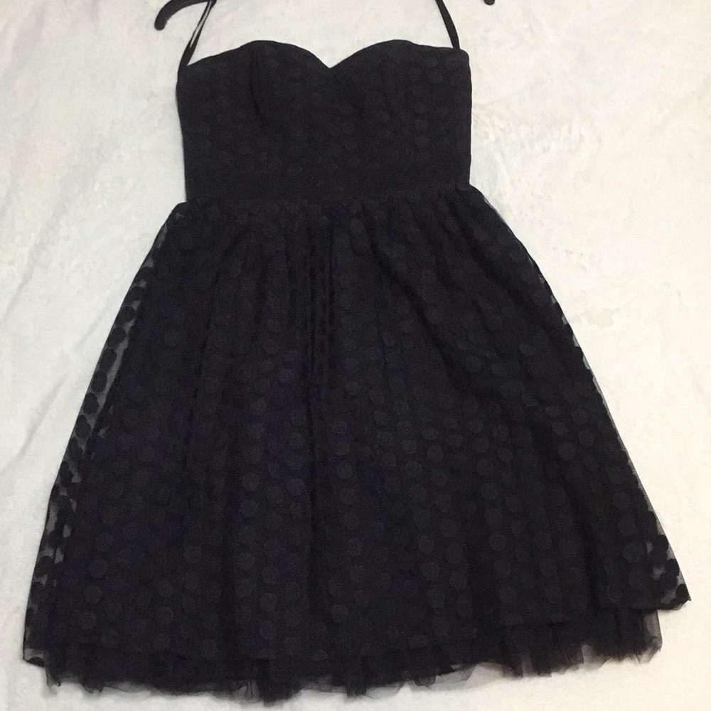 White House black market strapless dress